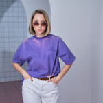 Blueviolet Termochromic T-shirt (фиолетово-роозвый) [от 50 шт]