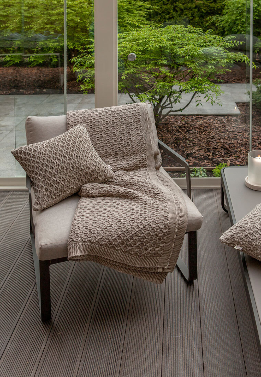 Наволочка декоративная 40x40 Luxberry Lux 62 бежевая