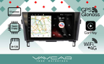 Магнитола для Nissan X-Trail T32, Qashqai J11 2014-2022 (маленькая рамка) - Vaycar VA51-0665 на Android 13, 8-ядер, 4G SIM-слот