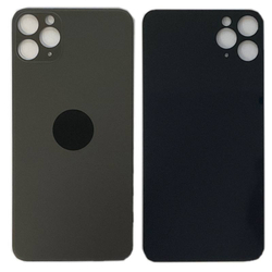 Задняя крышка для Apple iPhone 11 Pro Max Серый (стекло, широкий вырез под камеру)