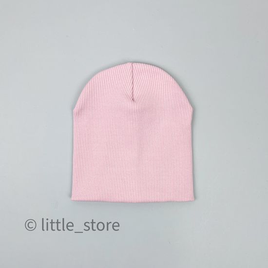 Шапка "Simple" двухслойная, Нежно-розовая