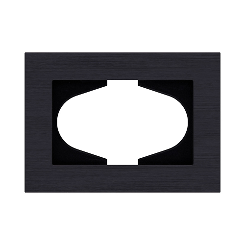 Рамка для двойной розетки, черный Kollinger Reflex AL RA120BK