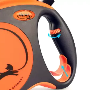 Рулетка Flexi Xtreme L (до 55 кг) 8 м лента оранжевая