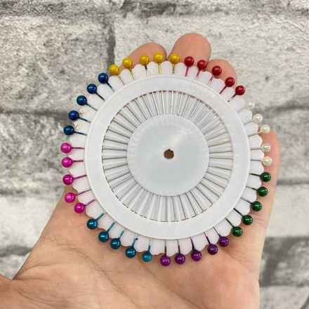 Булавки наметочные цветные