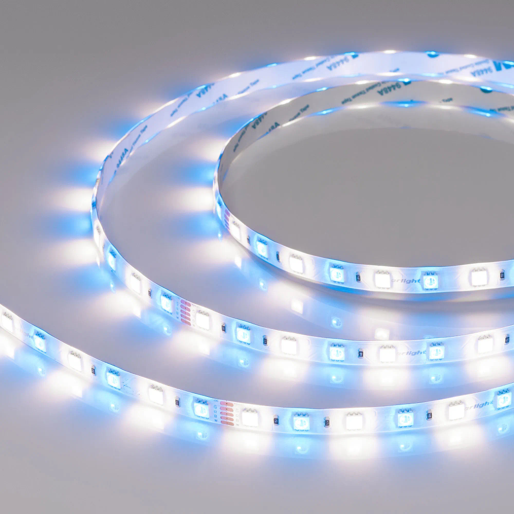 Светодиодная лента RTW-SE-B60-10mm 24V RGBW-Day (14.4 W/m, IP65, 5060, 5m) (Arlight, Открытый) 034154