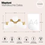 Настенный светильник (бра) Maytoni MOD547WL-05BS