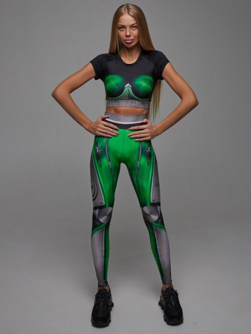 Леггинсы Steel Green