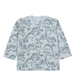 Лонгслив д/новорожд. р.68-74 M0942KR-0/1, св.голубой, динозаврики (Такро)