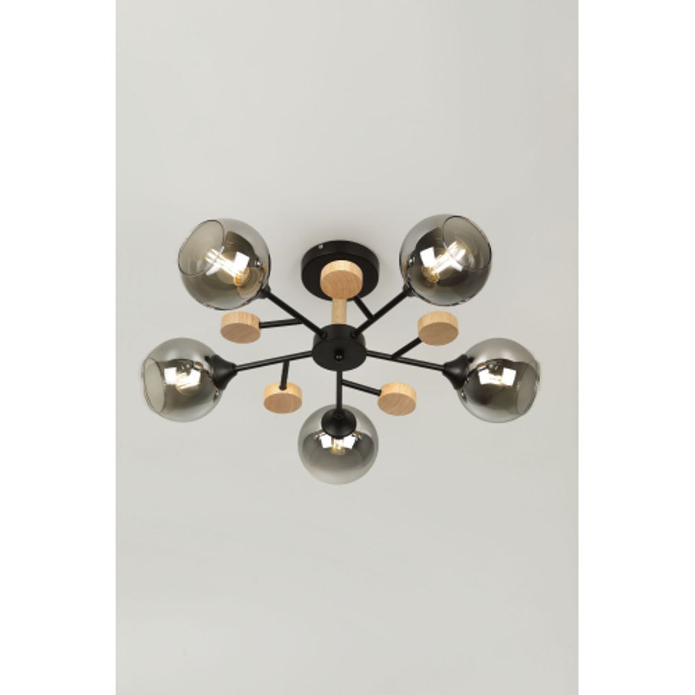 Люстра Rivoli Elouisa 9181-305 5 х Е27 60 Вт модерн | Rivoli