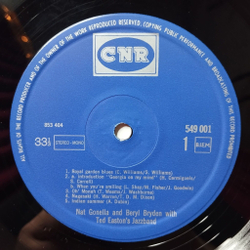 Винтажная виниловая пластинка LP Nat Gonella And Beryl Bryden With Ted Easton Jazzband When You are Smiling (Holland 1970)