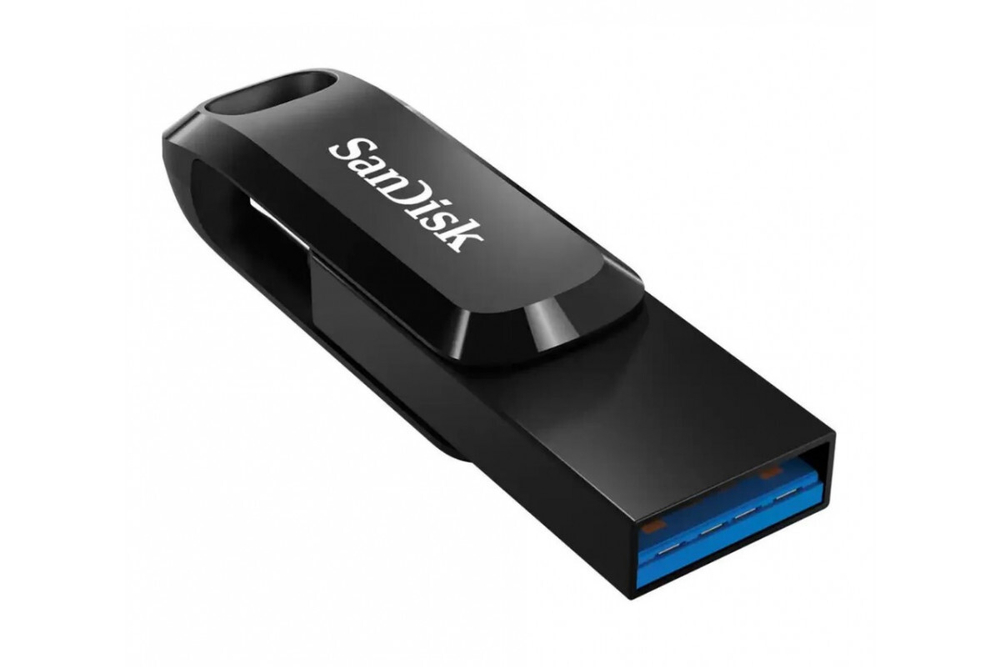 Флеш-накопитель Sandisk Ultra Dual Drive USB Type-C 64GB, черный