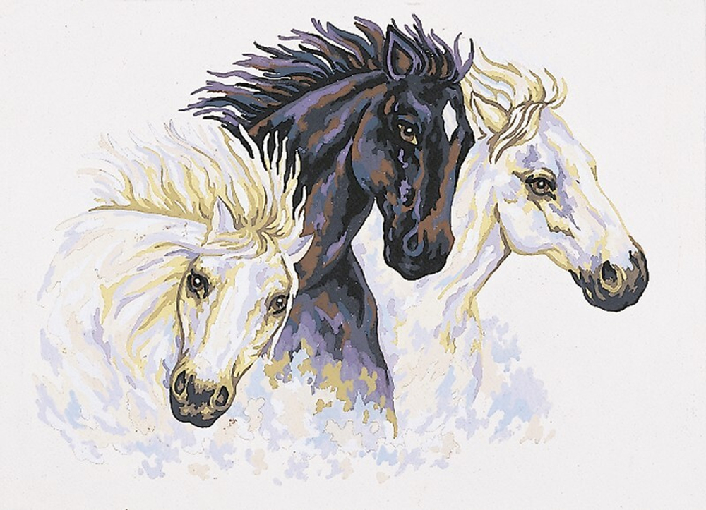 "Тройка"-12961 канва с рисунком