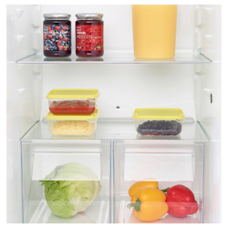 IKEA PRUTA  (ИКЕА ПРУТА)  -  Контейнер для пищевых продуктов, прозрачный/желтый, 0,6 л