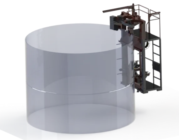 Балконы для сварки наливных резервуаров, WICON