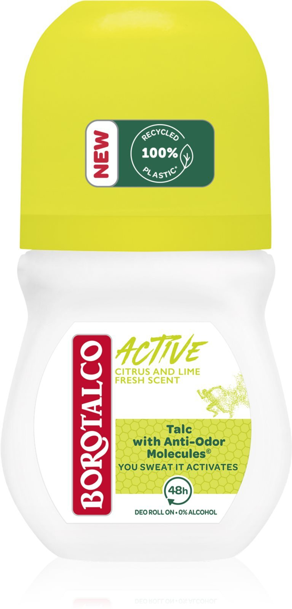 Borotalco Active Citrus & Lime - роликовый дезодорант 48 часов /   50  ml  / GTIN 80945819
