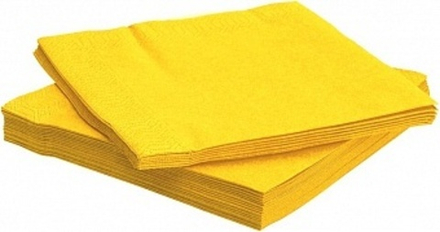 Салфетки Bouquet Elegance Желтый 33*33 см. 25 шт.