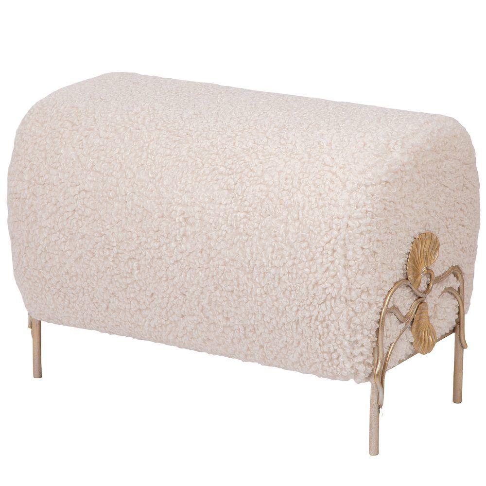 Банкетка Нимфея Какао Айвори