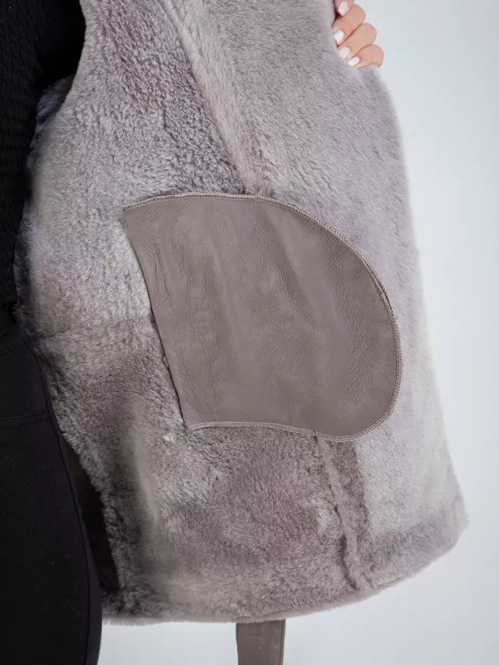 Дубленка авиатор натуральная зимняя