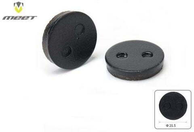 Тормозные колодки MEET для дискового тормоза (FORWARD, XIAOMI Mi M365) круглые 21,5 мм, TP-08A, без упак. (УТ00020020)
