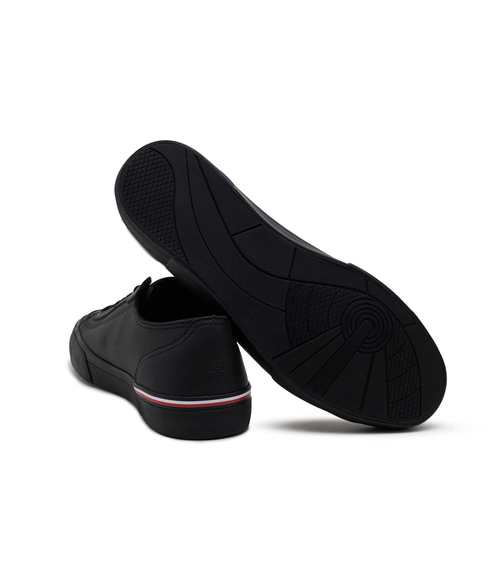 Кожаные кроссовки Tommy Hilfiger - черный(FM0FM04953)