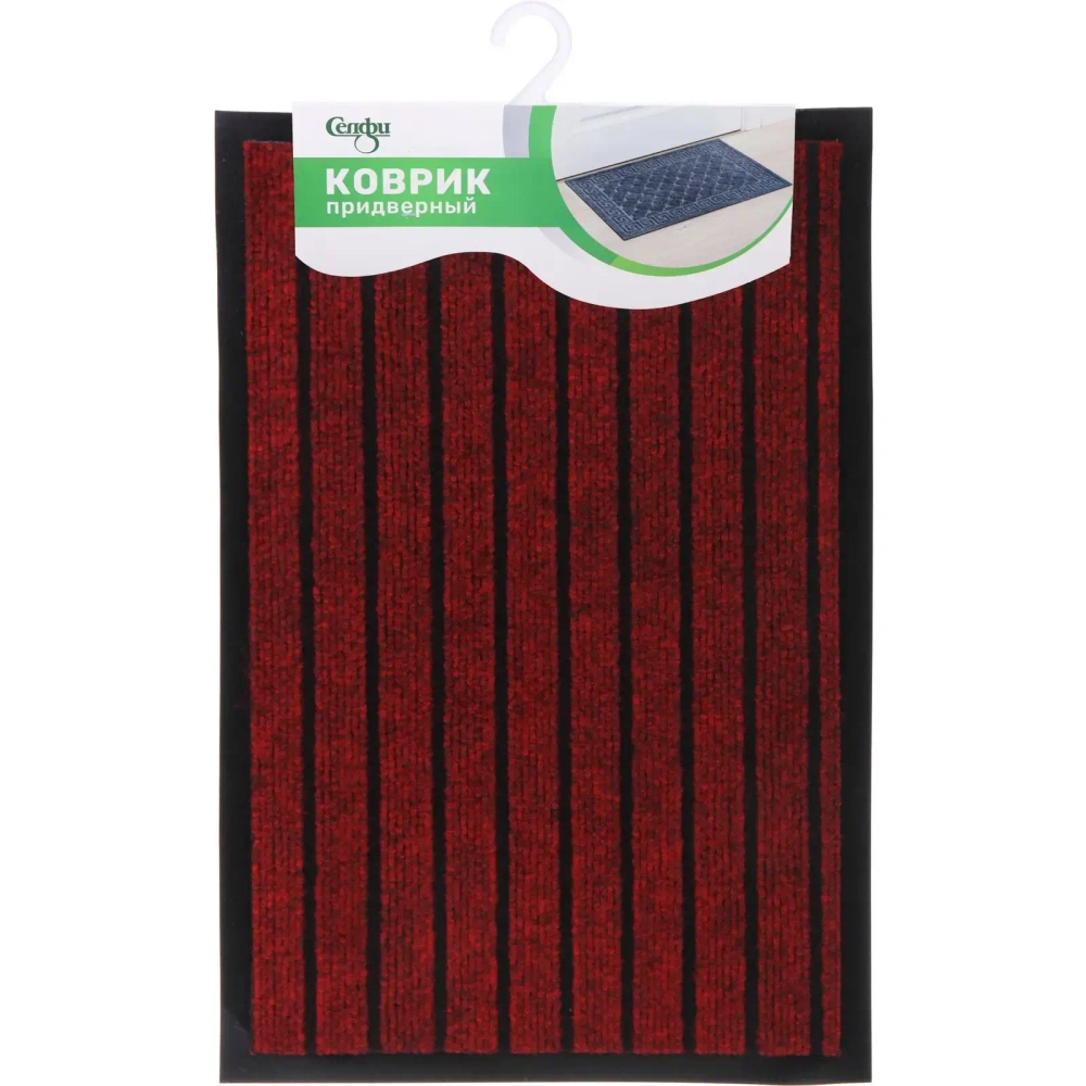 Коврик придверный «Вавилон» 38*58 красный