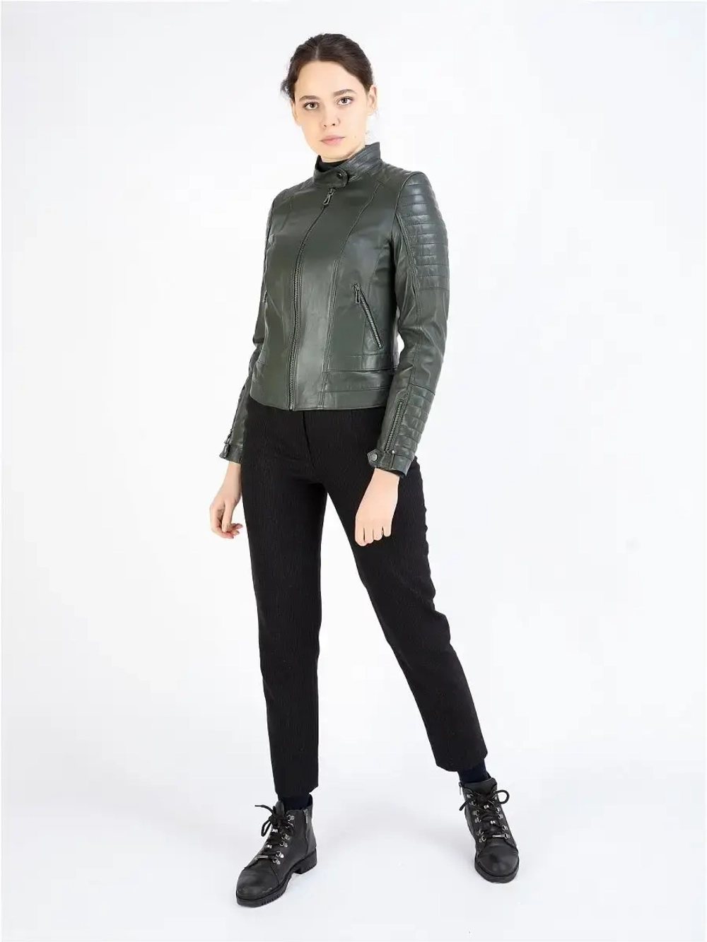 Куртка женская из натуральной кожи