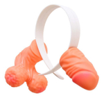 Ободок-фаллос Willythru the Head (Цвет: телесный)