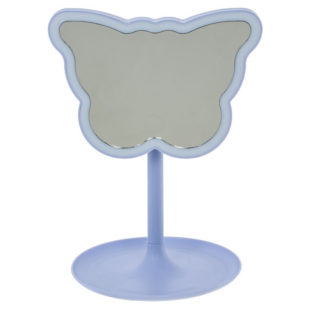 GAEM Зеркало настольное (подсветка, 3xААА не прилаг), L17 W15 H26 см