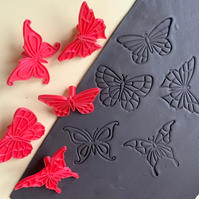 Набор штампов  "Бабочки"