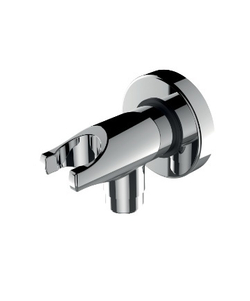 Bossini Apice душ ручной Ø31x241 мм, шланговое подсоединение со встроенным держателем, шланг Cromolux 1500 мм, цвет чёрный матовый