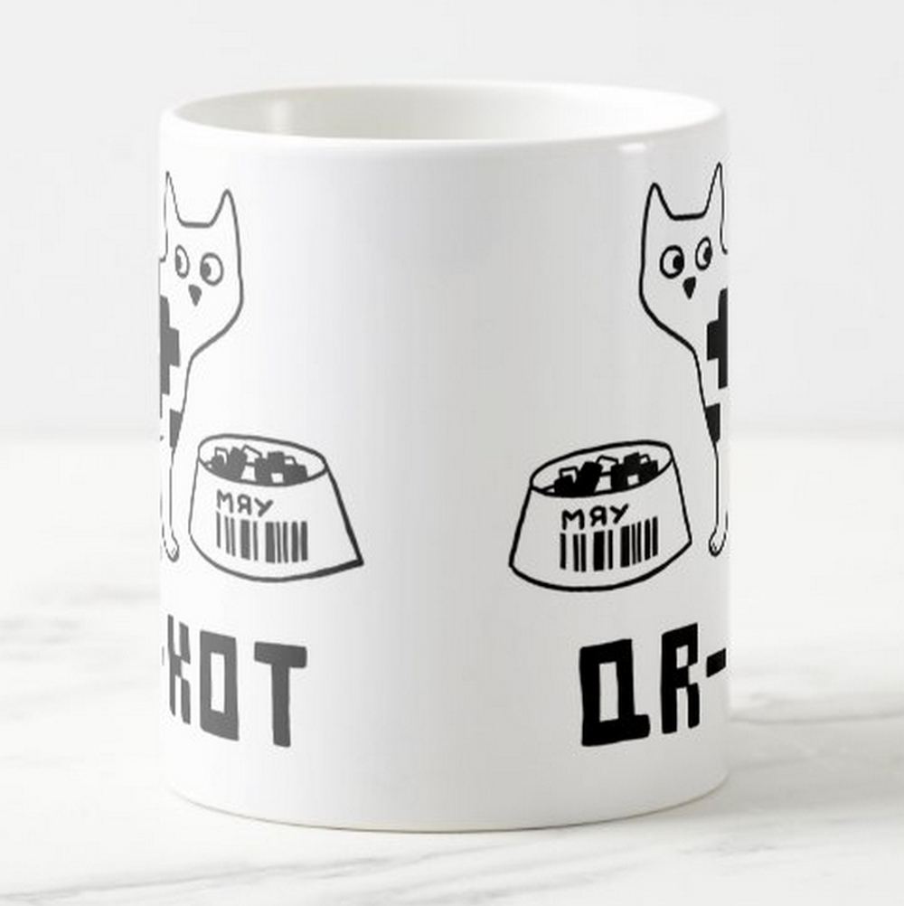 Кружка "QR-кот"