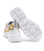 кожаные кроссовки Versace Jeans Couture - белый(74VA3SC2ZP096)