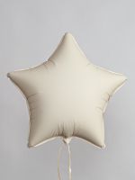 F Шар (18''/46 см) Звезда, Кремовый Латте, Матовый (БГ-17)