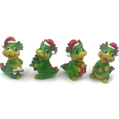 Фигурка «Дракоша Ричи с подарком» 7,8*5*4 см, микс