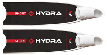 Карбоновые ласты Hydra CarboTwill Short с калошами Leaderfins Forza