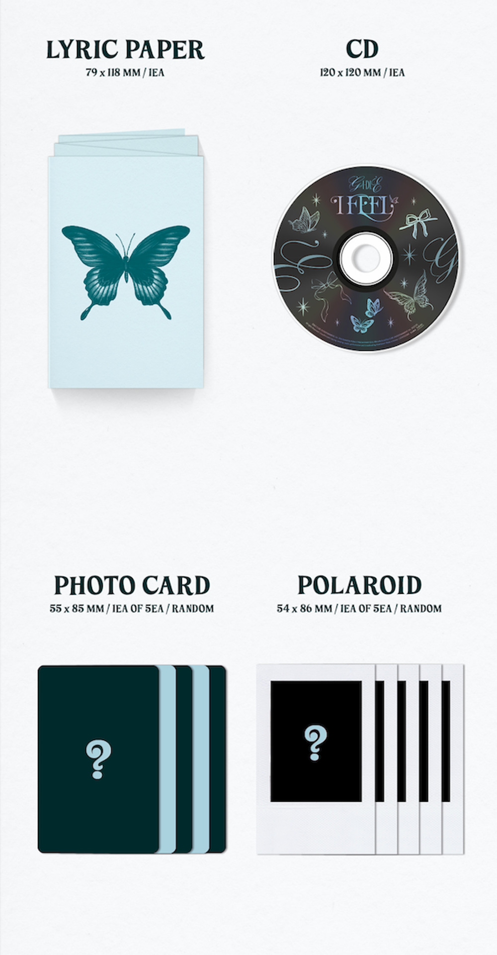 Альбом i-dle - I feel (Butterfly Ver.)