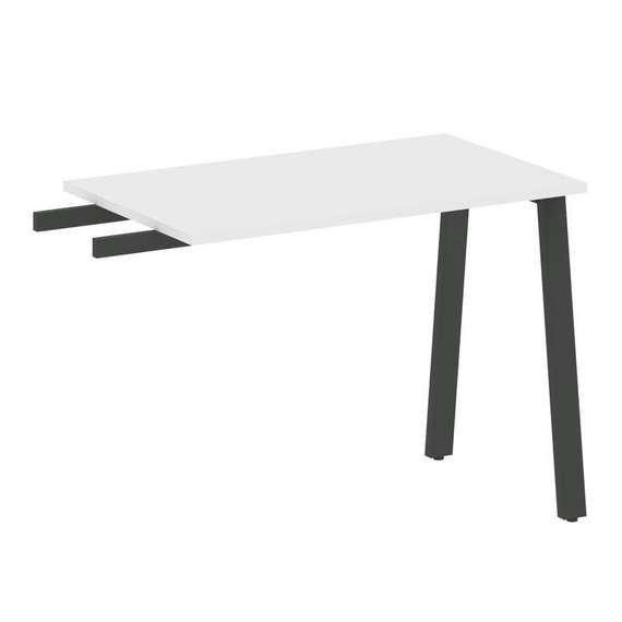 Metal System Приставной элемент на А-образном м/к БА.ПР-3 Белый/Металл Антрацит 1000*600*750