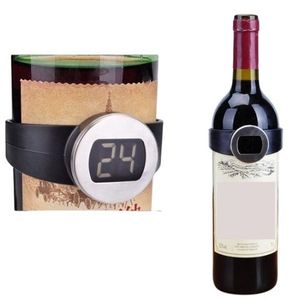 Цифровой термометр-браслет на бутылку вина Sun Way | Easy-cup.ru