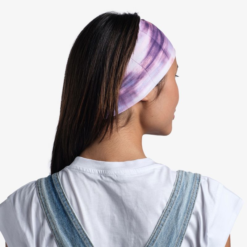 Повязка Buff CoolNet UV+ Wide Headband Seary Purple Фото 3