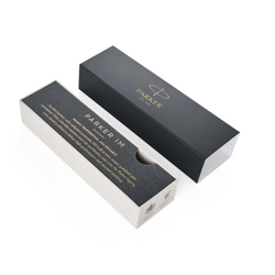 Подарочный набор: Ежедневник недатированный и Шариковая ручка Parker IM Metal, цвет: Black GT