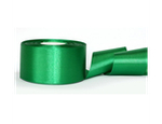 Лента атласная 25 мм. темно-зеленая