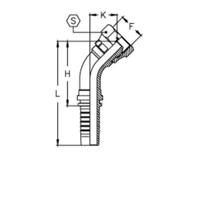Фитинг DN 38 BSP (Г) 2 (45)