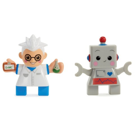 Little Tikes Waffle 643767 644047 фигурки Учёный и Робот 2 шт