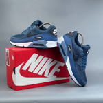Кроссовки Nike Air Max 90 #143 (син.)