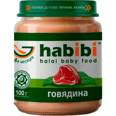 Пюре детское habibi Говядина