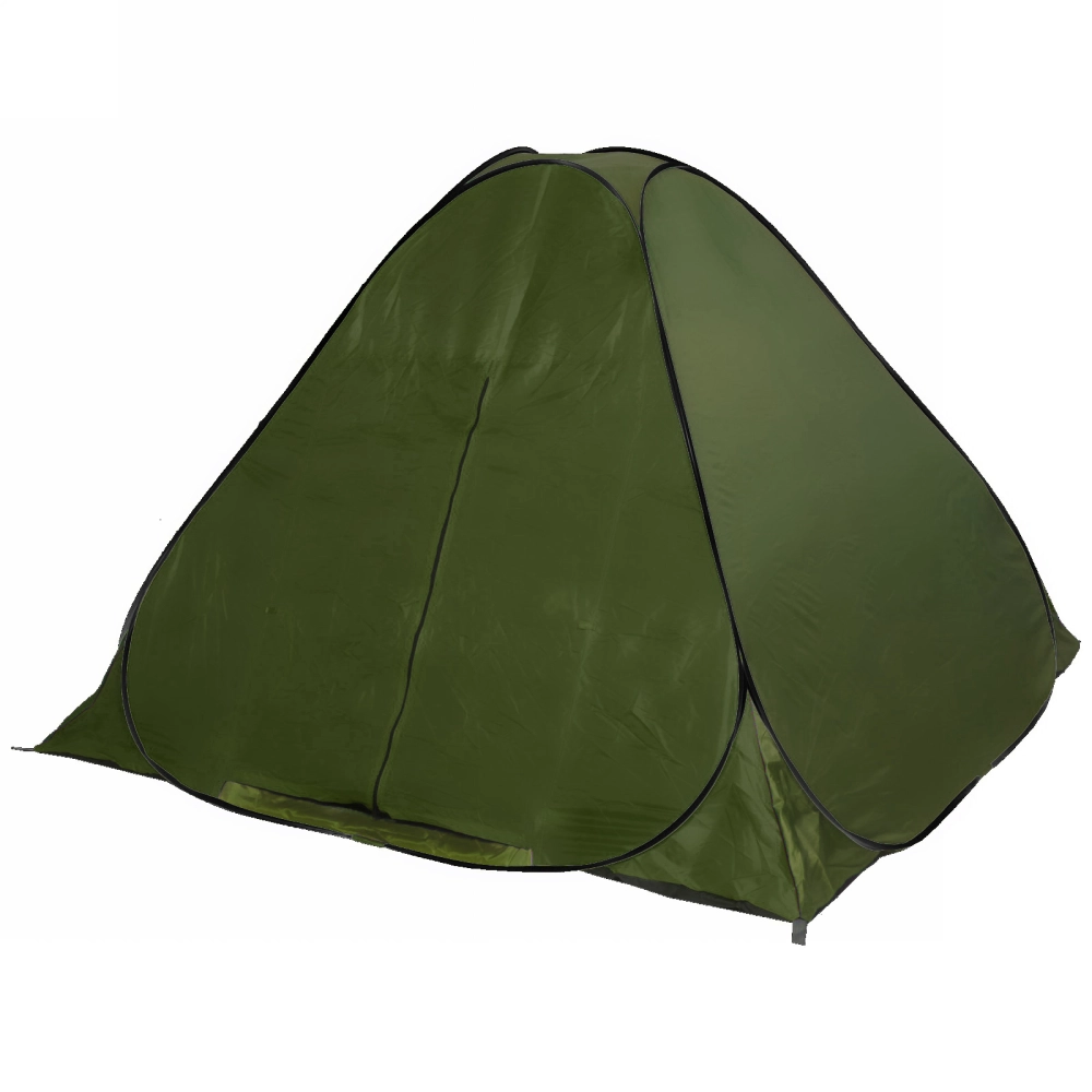 Палатка туристическая Селенга-3 однослойная, 200*200*130 см, самораскладывающаяся, зеленая