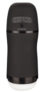 Автономный пульсирующий вибромастурбатор Pulsar Stroker (Цвет: черный с белым)