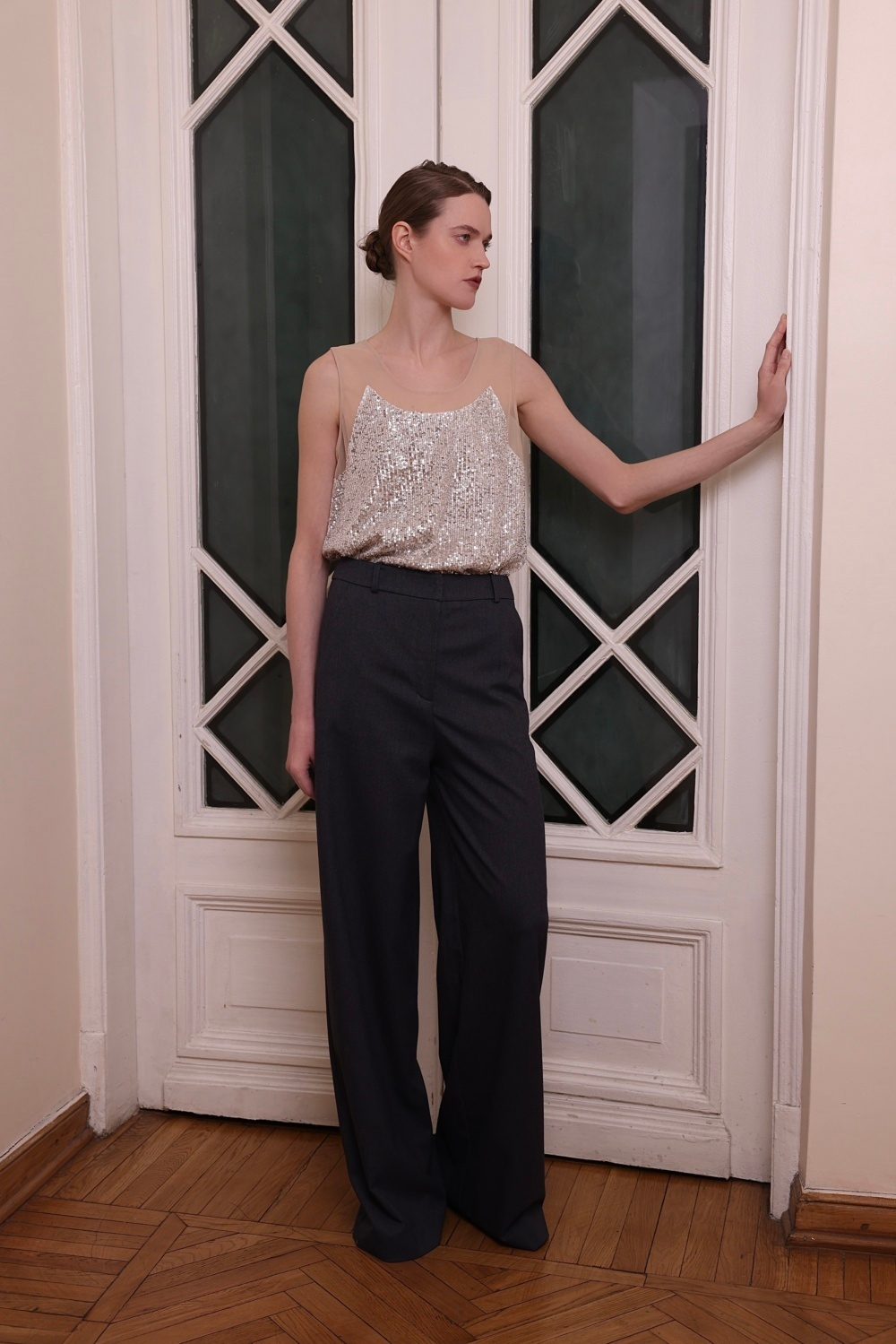 Брюки, темно-синий