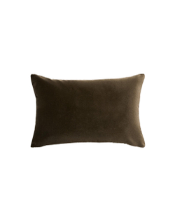 Zara Home наволочка декоративная из хлопка, хаки, 40x60 см