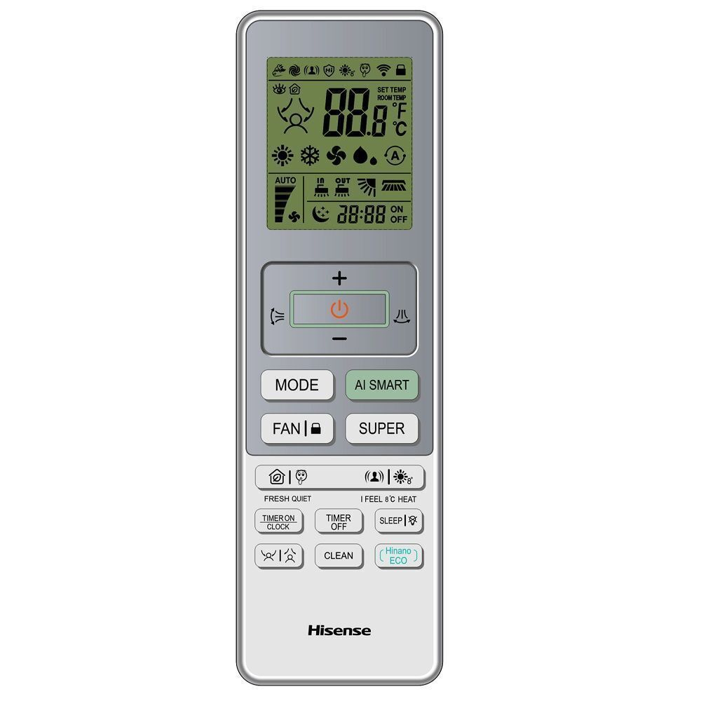 Сплит-система Hisense VISION PRO 2.0 SUPERIOR DC AS-13UW4RXVQH02, белый
